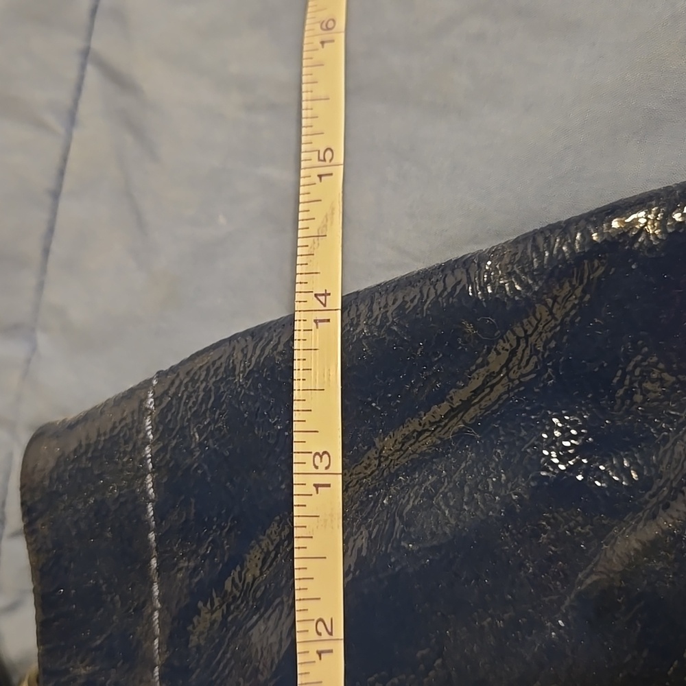 Coach Blue Shoulder Purse - Picture 8 of 10